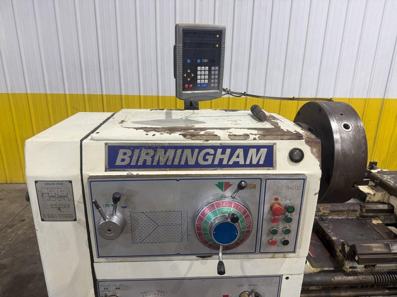32" X 60" BIRMINGHAM MODEL #DL3260 GAP BED ENGINE LATHE 2006 5" HOLE : YOBRO #25339