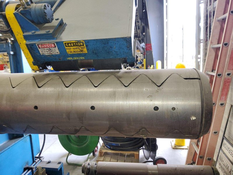 48" x 20,000 LBS X .080" HERR VOSS CUT-TO-LENGTH LINE W/ PRECISION LEVELER: STOCK #22693