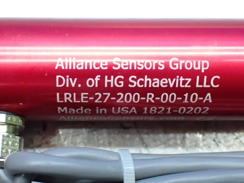 ALLIANCE SENSORS GROUP 2 LINEAR VARIABLE INDUCTIVE TRANSDUCER POSITION SENSORS  -  LRLE-27-200-R-00-10-A
