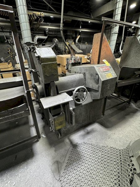 Setco model 300, 925-520 30" single end left hand snag grinder with snap trap