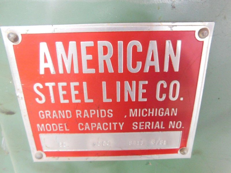 1000 LBS X 18&quot; AMERICAN STEEL LINE COIL REEL: STOCK #73430