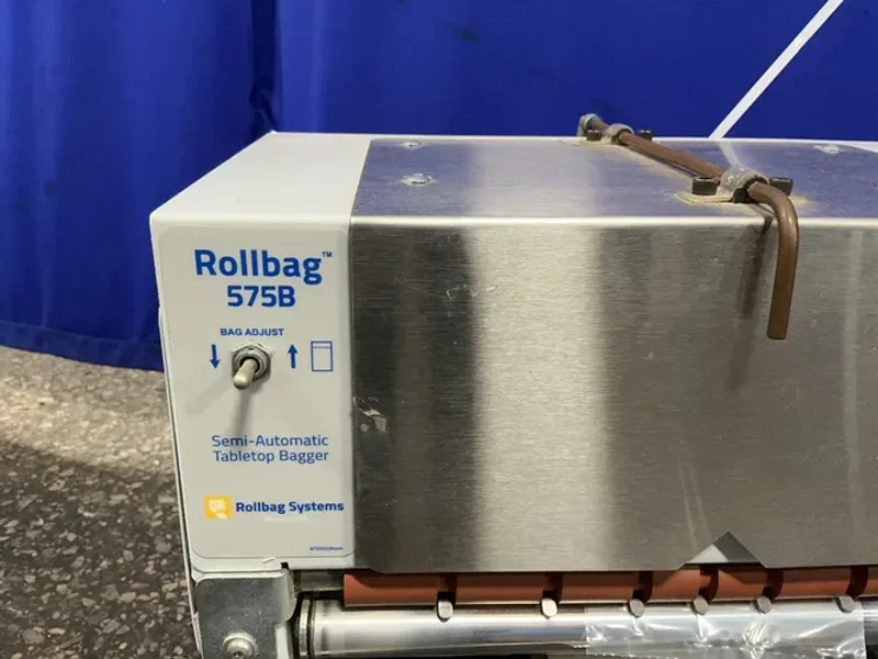 Clamco 12” W Roll Semi-automatic Tabletop Bagger - 575b Rollbag