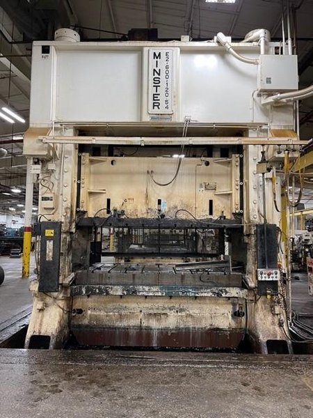 600 ton Minster E2-600-120-54 Hevi-Stamper Press, New 1992
