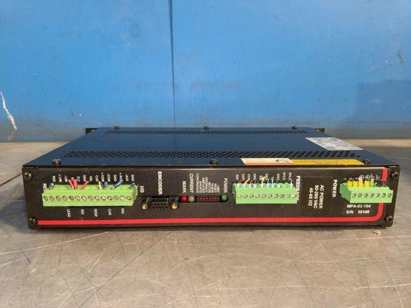 MTS SYSTEMS CORPORATION 5 AMPS SERVO AMPLIFIER   -  MPA-03-154
