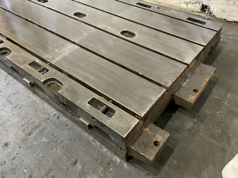 192" X 60" T-SLOTTED FLOOR PLATE: STOCK #81414
