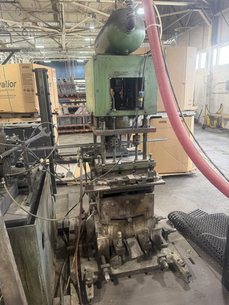 12 TON PNEUPOWR AIRAM MODEL #4P12 PNEUMATIC PRESS 3” STROKE: YOBRO #24862