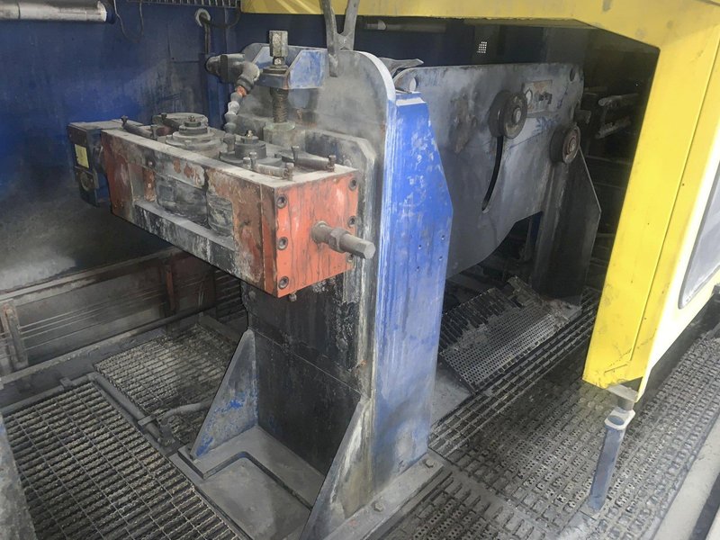 .512&quot; X 12&quot; X 4 STAND DEM WIRE FLATENING ROLLING MILL LINE, YEAR 2017: STOCK #13898