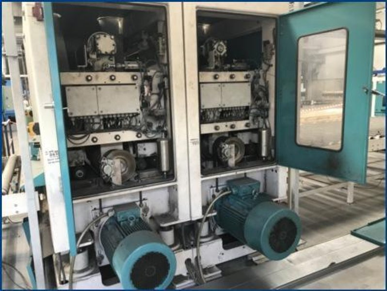 KBM SHEET TO SHEET GRINDING &amp; BRUSHING/SANITIZING LINE