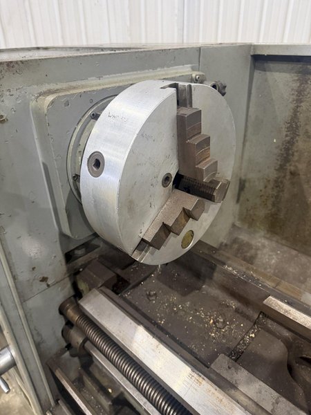 20" X 40" NARDINI MODEL #SZ2040T ENGINE LATHE 3-1/8" HOLE: YOBRO #24608