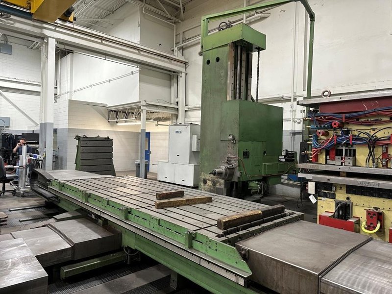 Giddings &amp; Lewis 6&quot; Model H6T CNC Table Type Boring Mill Year: 1991