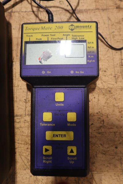 Torque Mate 200 Digital Torque Tester w Power Cord, Case- Auction Item