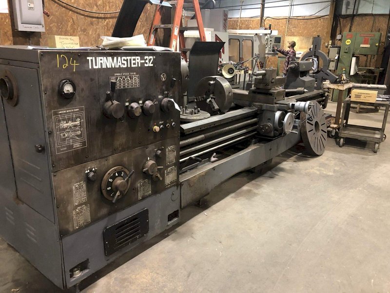 32" X 120" TIMEMASTER GAP BED ENGINE LATHE: STOCK #72823