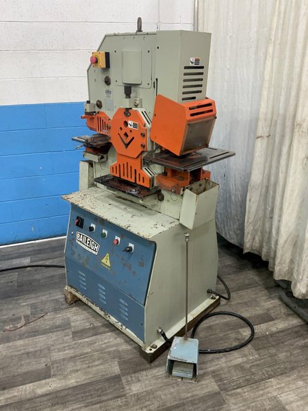 50 TON BAILEIGH HYDRAULIC IRONWOKER: STOCK #76319