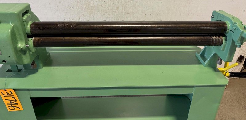 36" x 16-18 Ga. Pexto Roll 390-E, 2-1/2" Dia. Rolls, Floor Stand