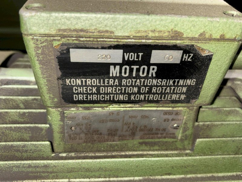 12&#039; X 1/4&quot; ROUNDO MODEL #PS-205 DOUBLE PINCH HYDRAULIC 3 ROLL PLATE ROLL: STOCK #23118