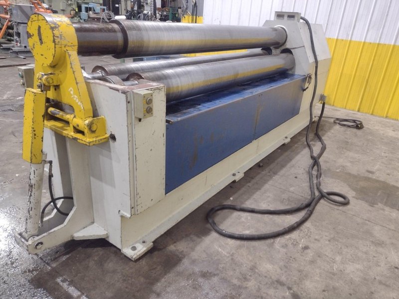 8' X 1/4" BIRMINGHAM MODEL #RH-0806 HYDRAULIC DOUBLE PINCH PLATE ROLL 2007: YOBRO #25022