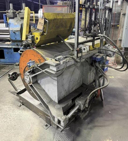 1" X .105 WEAN MOTORIZED SCRAP WINDER COILER. STOCK # 0436526