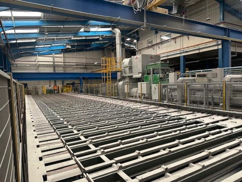 1250 MT PRESEZZI BRASS ROD OIL HYDRAULIC EXTRUSION PRESS  LINE W/ OCN HANDLING SYSTEM  Stock # 14498