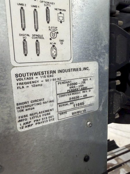 SWI TRAK DPMSX 2P, 3 Axis CNC Bed Mill