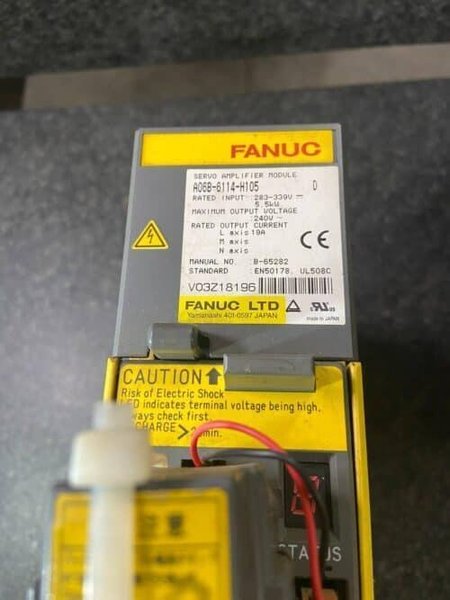 FANUC A06B-6114-H105 Module Series D Servo Amp Amplifier