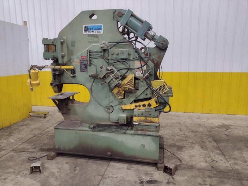 95 TON HILL ACME MODEL #6 HYDRAULIC IRONWORKER: STOCK #23420