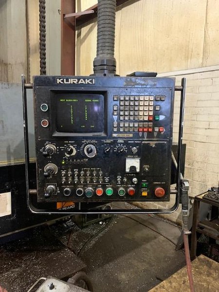 4&quot; KURAKI KBR-1105BX CNC TABLE TYPE HORIZONTAL BORING MILL. STOCK # 1060021