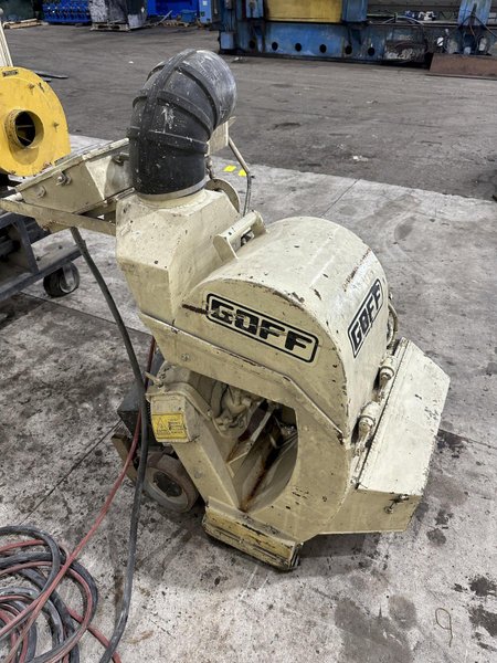 13&quot; WIDE X 15 HP GOFF MODEL #15E13 PORTABLE SURFACE &amp; FLOOR SHOT BLASTER &amp; DUST COLLECTOR: STOCK #21291