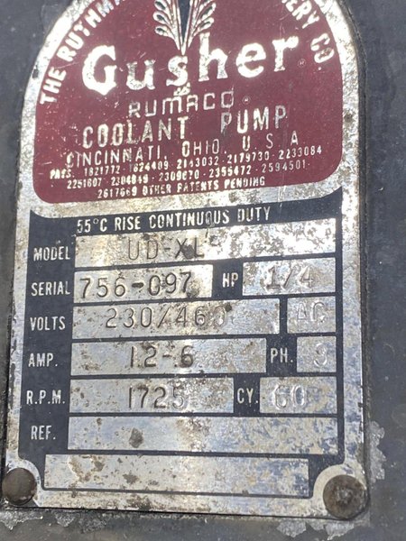 4 CUBIC FOOT ELECTRO-DEBURRING COMPANY  MODEL #R32 TUB TYPE VIBRATORY FINISHING MACHINE : STOCK #17209