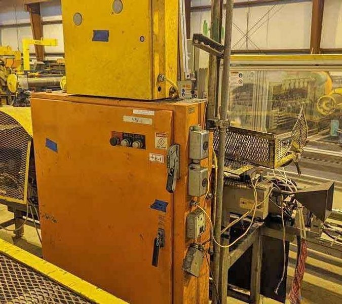 Tube Straightener and Cut-Off Machine, Komo Machine STOCK #3082