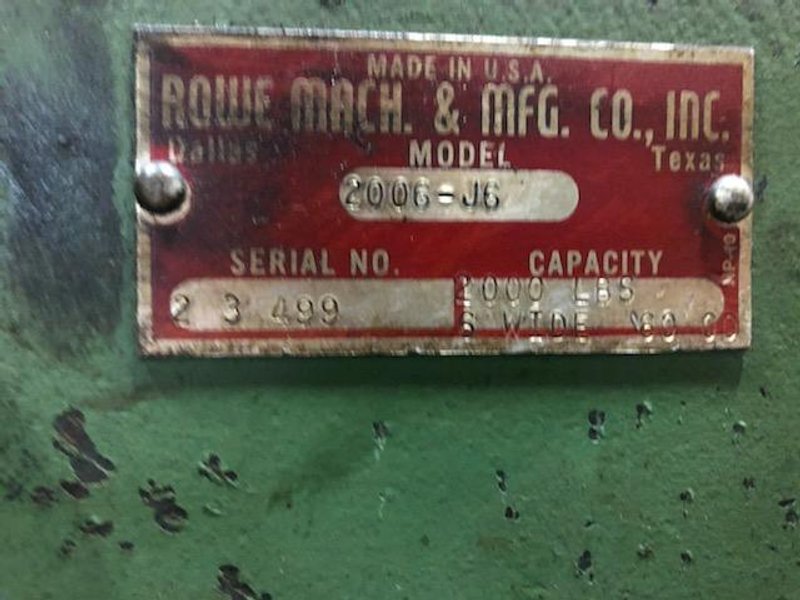 2000 lb. x 6&quot; Rowe Coil Cradle