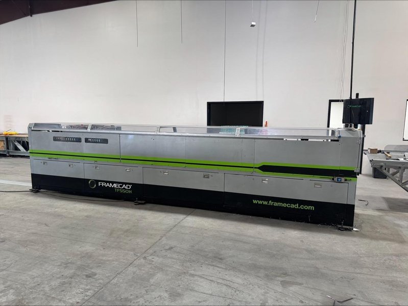 Framecad TF550H Roll Former, 2021 – 3MT HD Powdered Decoiler