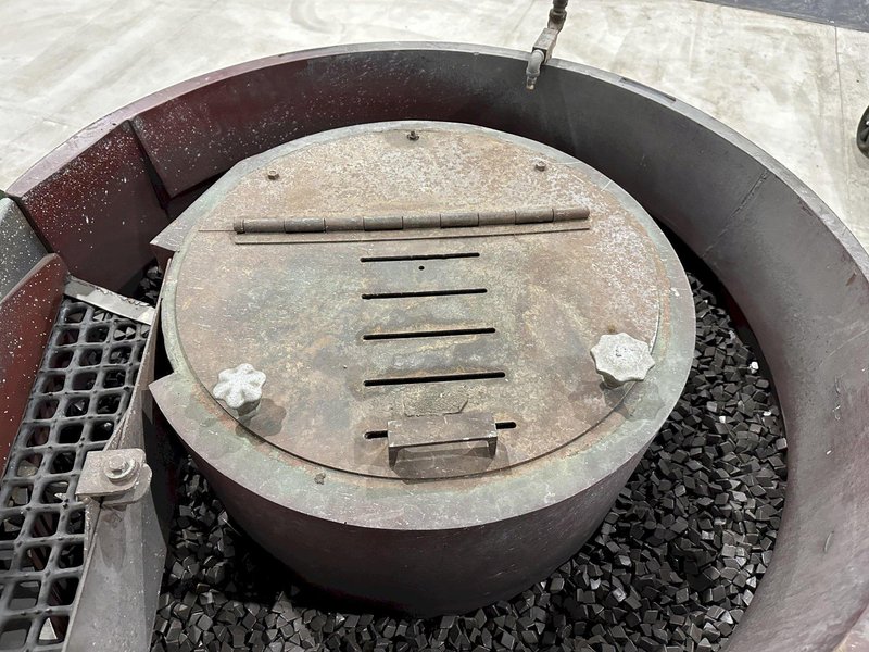 10.5 FT HAMMOND ROTOFINISH MODEL #ST-10 ROTARY BOWL VIBRATORY PARTS DEBURRING FINISHER: STOCK #20063
