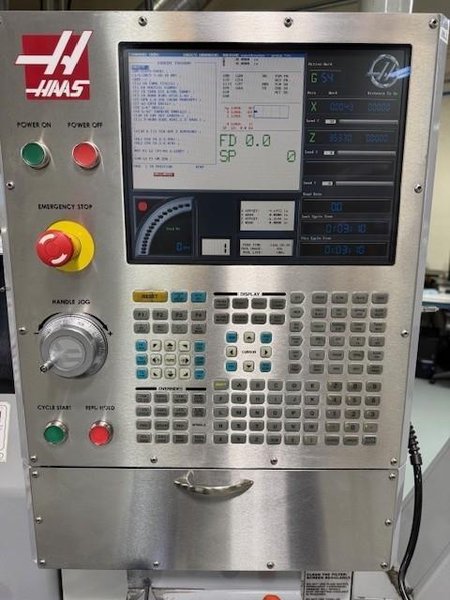 Haas SL-10 CNC Turning Center, Haas Coldfire CNC Control, Collet Chuck, Tool Setter, Chip Conveyor- Auction Item