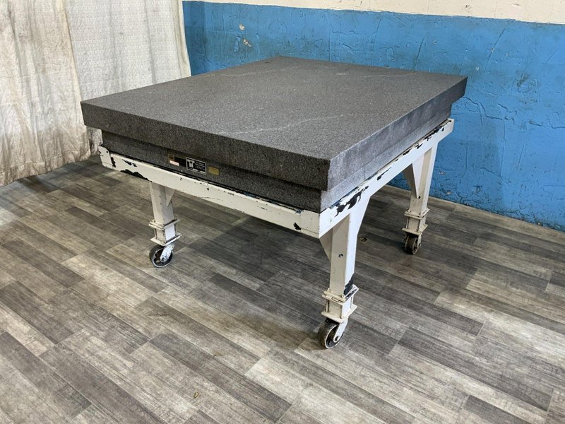 48" X 60" X 9" TRU-STONE GRADE A BLACK GRANITE SURFACE PLATE: STOCK #81368