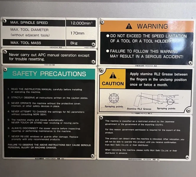 DMG Mori Seiki NHX-4000 Horizontal Machining Center – Full 4th Axis, TSC Mill