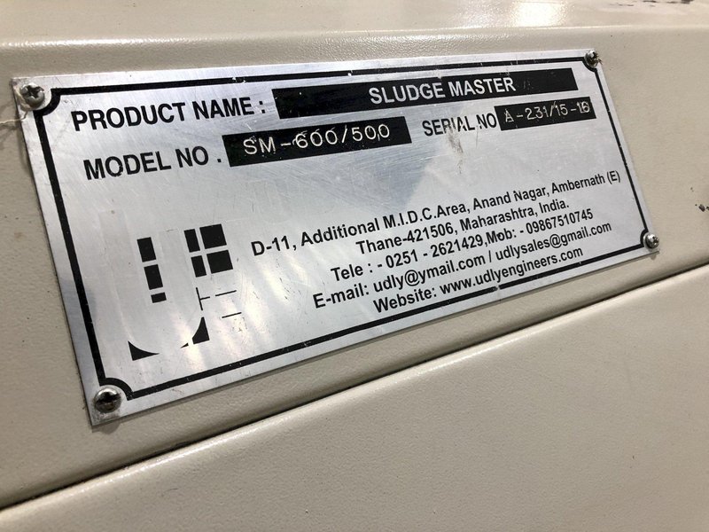 UDLY ENG MODEL # SM-600/500 &quot;SLUDGE MASTER&quot; COOLANT SYSTEM &amp; MAGNETIC SEPERATOR: STOCK 18773