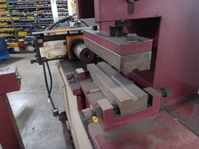 YLM CR C38A Tube End Former with 6" Stroke and Misc Dies