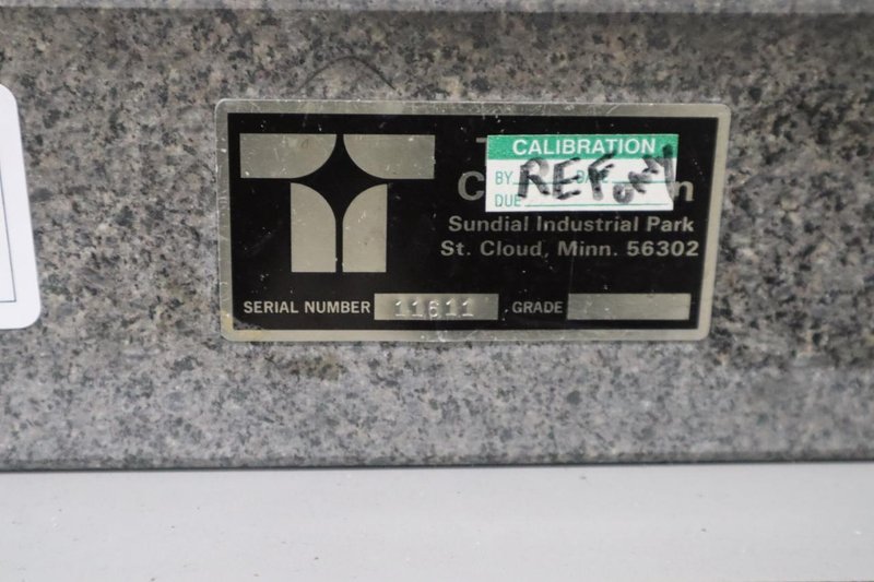 Tru-Stone Gray Granite Surface Plate- Auction Item