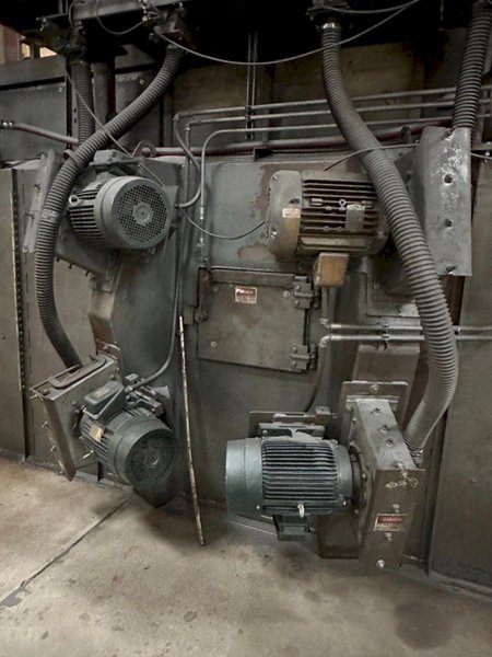 8 WHEEL PANGBORN PASS THROUGH STRUCTURAL SHOT BLAST MACHINE: YOBRO #24717