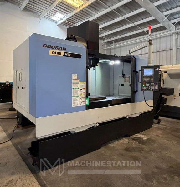 Doosan DNM 750II CNC Vertical Machining Center – 2018 TSC, 12,000 RPM Mill
