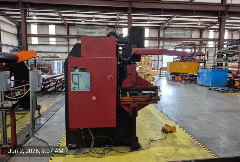 150 Ton x 12′ Haco-Atlantic HDE150-12 Hydraulic Press Brake, 1991
