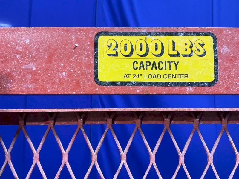 MAHAFFY MATERIALS HANDLING LIMITED 2000 LBS PALLET STACKER  -  PA68-2