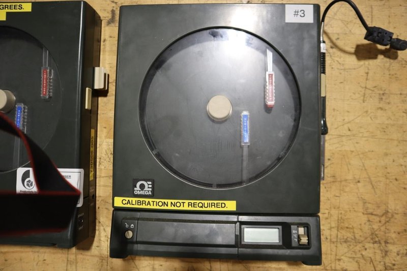 Omega Dial Hgrothermo Graphs (2)  with One Sensor- Auction Item