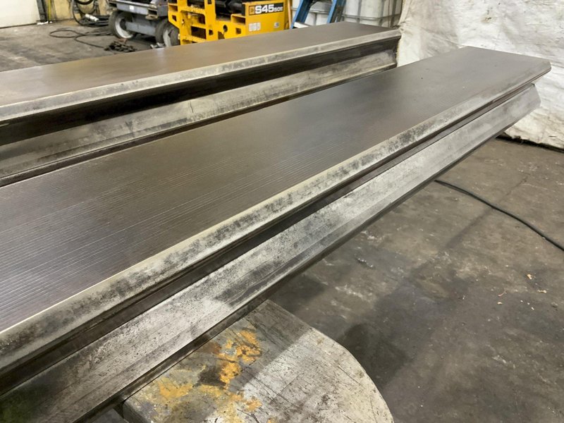 (SET OF TWO) 10' X 2-1/2" OFFSET PRESS BRAKE DIES: STOCK # 73078