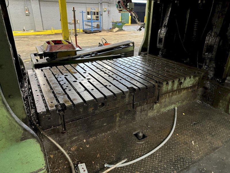 60&quot; WIDE X 108&quot; LONG X 8&quot; THICK T SLOTTED BOLSTER PLATE. STOCK # 0471324