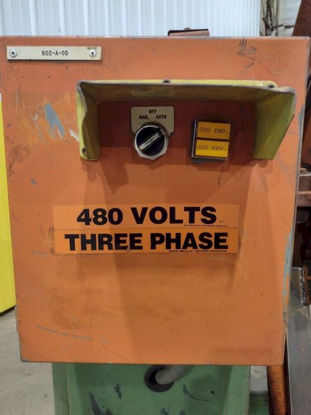 2,500  LB X 20&quot; AMERICAN  MODEL #60 MOTORIZED COIL REEL UNCOILER: STOCK #19544