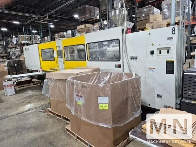 610 TON 126 OZ TOSHIBA MODEL ISGS610WV21-59B INJECTION MOLDING MACHINE MFG 2010
