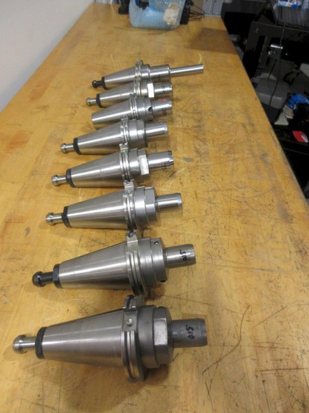 Erickson CAT50 Hydraulic Tool Holders 1/2" - 3/4"- Auction Item