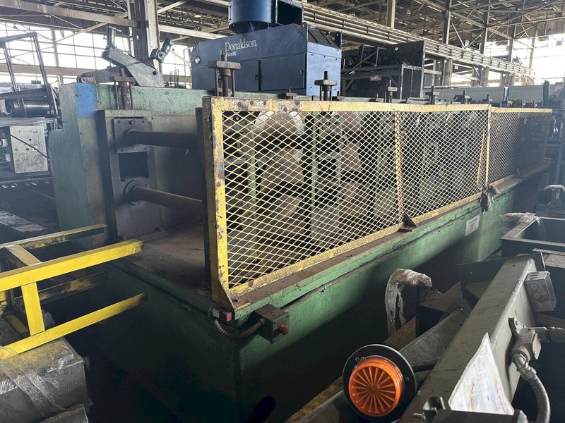 20 STAND x 2.5&quot; x 30&quot; PEARSON ROLLFORMER, TOOLED FOR RAKE &amp; GUTTER: STOCK 16970