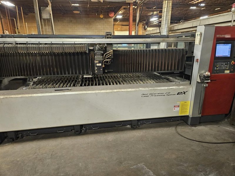 4500 Watt Mitsubishi ML3015 EX CO2 Laser, 2012 – 5′ x 10′ Table – Dual Pallet, Chiller